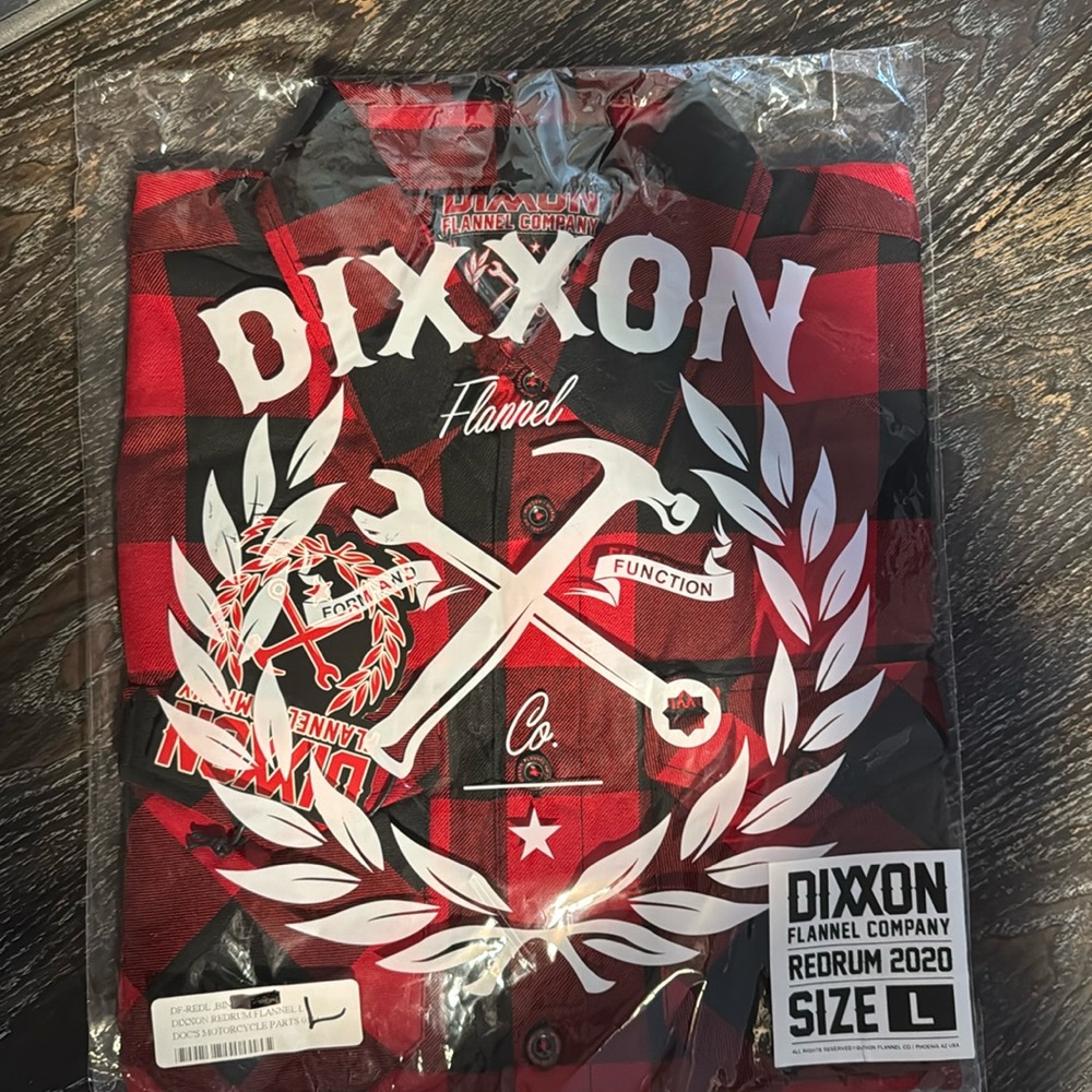 Dixxon Flannel RedRum 2020 size Lg